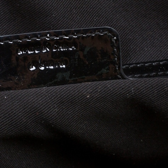 Givenchy Black Sequin and Patent Leather Medium Nightingale Tote Bag - Picture 9 of 13